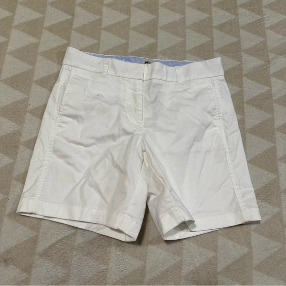 J crew 7” stretch chino shorts white - Picture 3 of 4